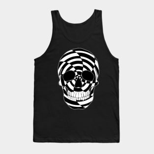 Two Tone Skull Tank Top